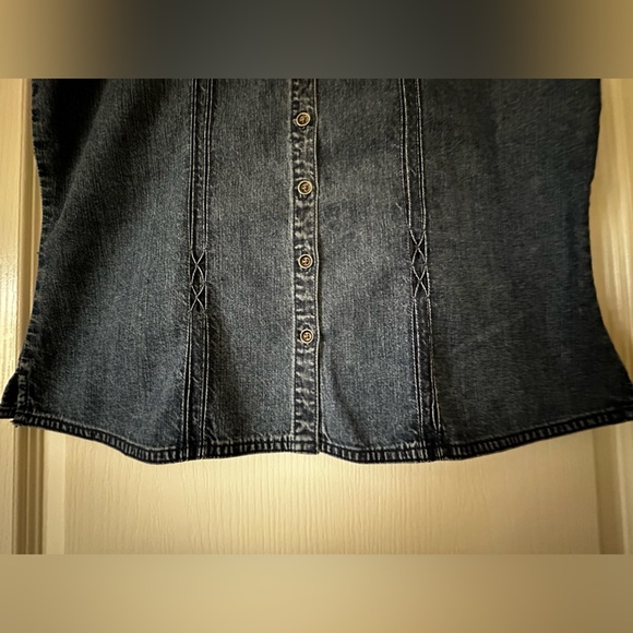 J.Jill Denim Top - Picture 3 of 7